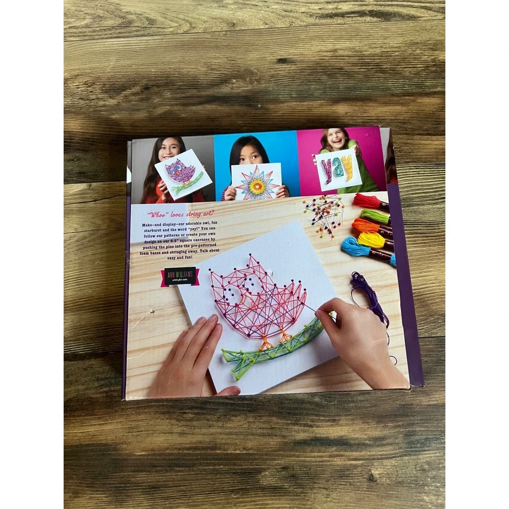 Ann Williams Craft-tastic String Art Kit DIY Owl Starburst Yay CT1797 Ages 10+